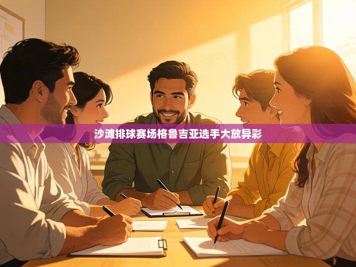 沙滩排球赛场格鲁吉亚选手大放异彩